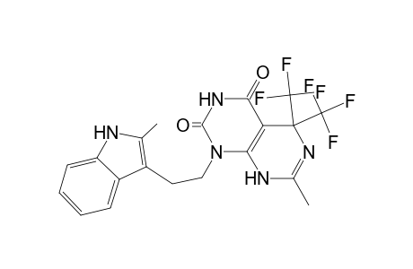 7-Methyl-1-[2-(2-methyl-1H-indol-3-yl)ethyl]-5,5-bis(trifluoromethyl)-5,8-dihydropyrimido[4,5-d]pyrimidine-2,4(1H,3H)-dione