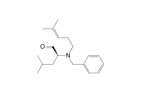 (2S)-2-[benzyl(4-methylpent-3-enyl)amino]-4-methyl-pentanal