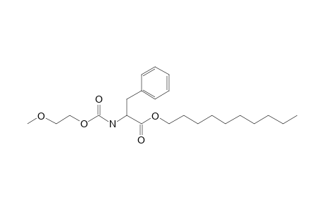 L-Phenylalanine, N-(2-methoxyethoxycarbonyl)-, decyl ester