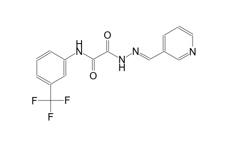 2-oxo-2-[(2E)-2-(3-pyridinylmethylene)hydrazino]-N-[3-(trifluoromethyl)phenyl]acetamide