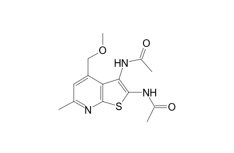 Acetamide, N-[2-(acetylamino)-4-(methoxymethyl)-6-methylthieno[2,3-b]pyridin-3-yl]-