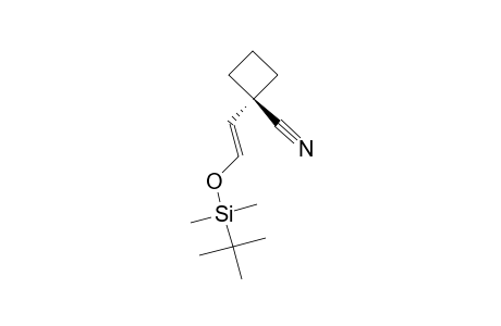1-[(E)-2-(tert-butyl-dimethylsilyl)oxyethenyl]cyclobutane-1-carbonitrile