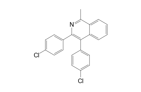 3,4-Bis(4-chlorophenyl)-1-methylisoquinoline