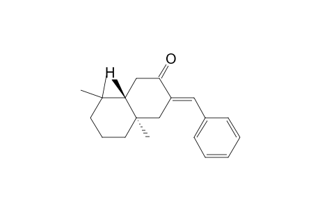 (+)-(4aR,8aS)-3(E)-Benzylidene-3,4,4a,5,6,7,8,8a-octahydro-4a,8,8-trimethylnaphthalen-2(1H)-one