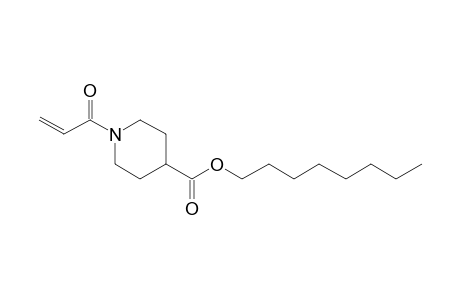 Isonipecotic acid, N-acryloyl-, octyl ester