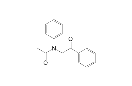 N-(2-oxo-2-phenylethyl)-N-phenylacetamide
