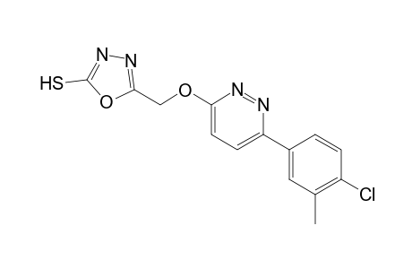 5-(((6-(4-Chloro-3-methylphenyl)pyridazin-3-yl)oxy)methyl)-1,3,4-oxadiazole-2-thiol