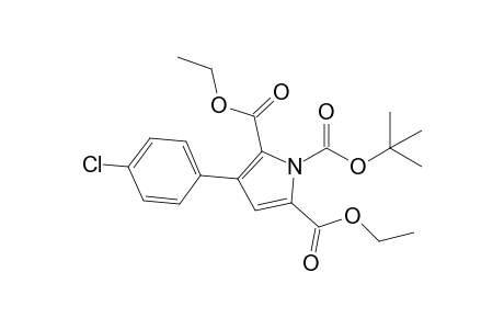 tert-Butyl 2,5-Diethyl 3-(4-Chlorophenyl)pyrrole-1,2,5-tricarboxylate