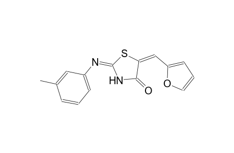 (2E,5E)-5-(2-Furylmethylene)-2-[(3-methylphenyl)imino]-1,3-thiazolidin-4-one