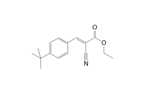 2-Propenoic acid, 2-cyano-3-[4-(1,1-dimethylethyl)phenyl]-, ethyl ester