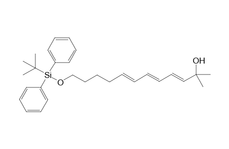 (3E,5E,7E)-12-(tert-Butyldiphenylsilanyloxy)-2-methyldodeca-3,5,7-trien-2-ol