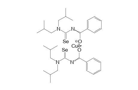 Bis(1,1-diisobntyl-3-benzoylselenoureato)-copper(II)