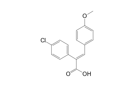 (2E)-2-(4-Chlorophenyl)-3-(4-methoxyphenyl)prop-2-enoic Acid