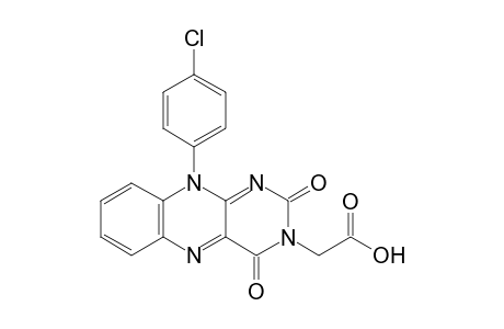 10-(4'-Chlorophenyl)-3-(carboxymethyl)isoalloxazine