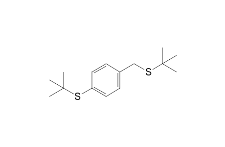 4-[(t-Butylsulfanyl)methyl]-1-(t-butylsulfanyl)-benzene