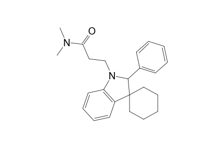 Spiro[cyclohexane-1,3'-[3H]indole]-1'(2'H)-propanamide, N,N-dimethyl-2'-phenyl-