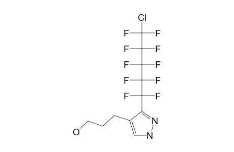 3-(5-CHLORODECAFLUOROPENTYL)-4-(3-HYDROXYPROPYL)-PYRAZOLE