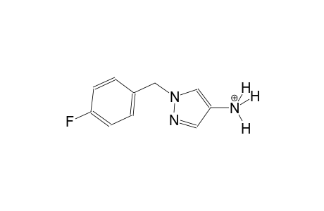 1-(4-fluorobenzyl)-1H-pyrazol-4-aminium