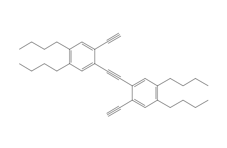 Bis(2-ethynyl-4,5-dibutylphenyl)acetylene