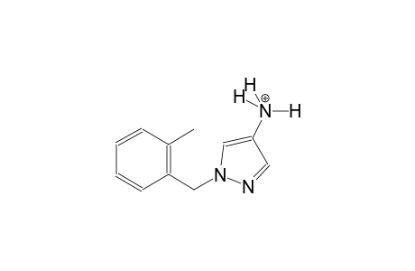 1-(2-methylbenzyl)-1H-pyrazol-4-aminium