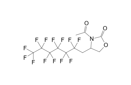 3-Acetyl-4-(2,2,3,3,4,4,5,5,6,6,7,7,7-tridecafluoroheptyl)oxazolidin-2-one