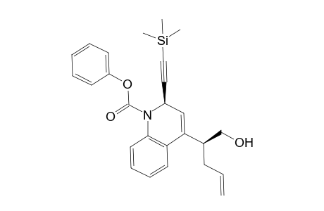 (R)-4-((S)-1-Hydroxymethyl-but-3-enyl)-2-trimethylsilanylethynyl-2H-quinoline-1-carboxylic acid phenyl ester
