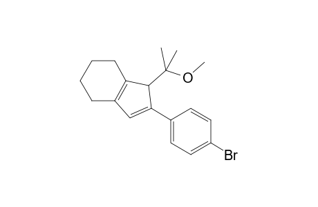 2-(4-Bromophenyl)-1-(2-methoxypropan-2-yl)-4,5,6,7-tetrahydro-1H-indene