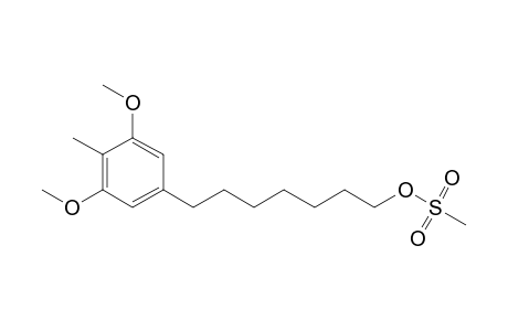7-(3,5-dimethoxy-4-methyl-phenyl)heptyl methanesulfonate