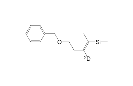 Silane, trimethyl[1-methyl-4-(phenylmethoxy)-1-butenyl-2-d]-, (E)-