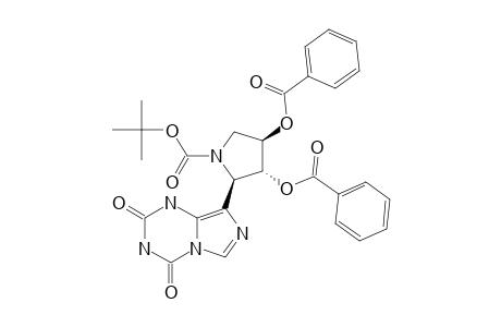 2,6-DIOXO-9-[N-(TERT.-BUTYLOXYCARBONYL)-(2'S,3'S)-2',3'-DIBENZOYLOXY-(1'R)-PYRROLIDINYL]-5,8-DIAZA-7,9-DICARBAPURINE