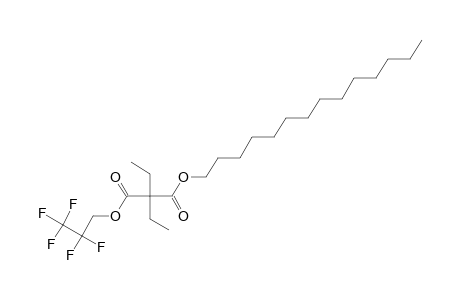 Diethylmalonic acid, 2,2,3,3,3-pentafluoropropyl tetradecyl ester