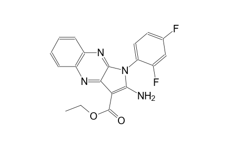 ethyl 2-amino-1-(2,4-difluorophenyl)-1H-pyrrolo[2,3-b]quinoxaline-3-carboxylate