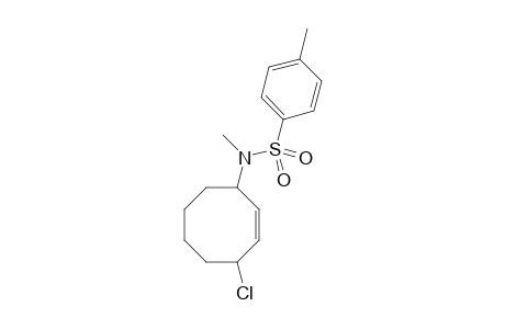 N-(4-Chlorocyclooct-2-enyl)-N-dimethylbenzenesulfonamide