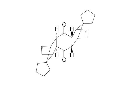 (1S*,4R*,5R*,8S*)-1,4,4a,5,8,8a,9a,10a-Octahydro-11,12-di(spirocyclopentane)-1,4:5,8-dimethanoanthracen-9,10-dione