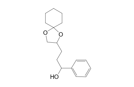 3-(3-Phenyl-3-hydroxypropyl)-1,4-dioxasporo[4.5]decane