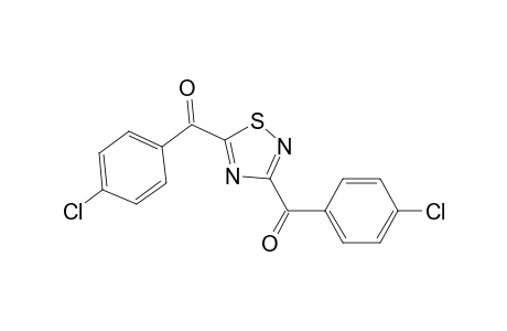 (4-chlorophenyl)-[5-(4-chlorophenyl)carbonyl-1,2,4-thiadiazol-3-yl]methanone