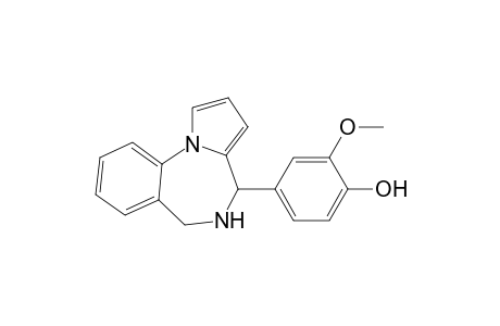 4-(5,6-Dihydro-4H-pyrrolo[1,2-a][1,4]benzodiazepin-4-yl)-2-methoxyphenol