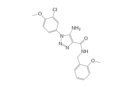 1H-1,2,3-triazole-4-carboxamide, 5-amino-1-(3-chloro-4-methoxyphenyl)-N-[(2-methoxyphenyl)methyl]-