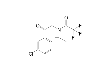 1-(3-Chlorophenyl)-2-tert-butylamino-1-propanone TFA