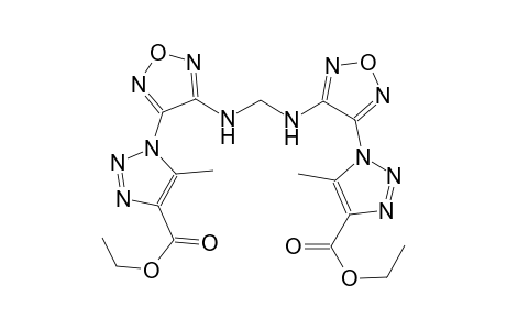 1H-1,2,3-triazole-4-carboxylic acid, 1-[4-[[[[4-[4-(ethoxycarbonyl)-5-methyl-1H-1,2,3-triazol-1-yl]-1,2,5-oxadiazol-3-yl]amino]methyl]amino]-1,2,5-