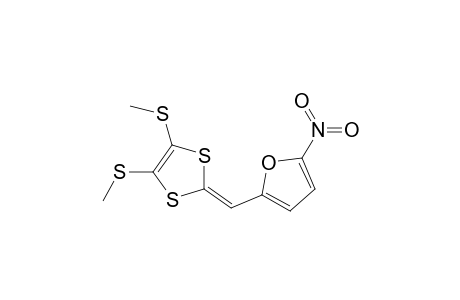 2-[[4,5-bis(methylsulfanyl)-1,3-dithiol-2-ylidene]methyl]-5-nitro-furan