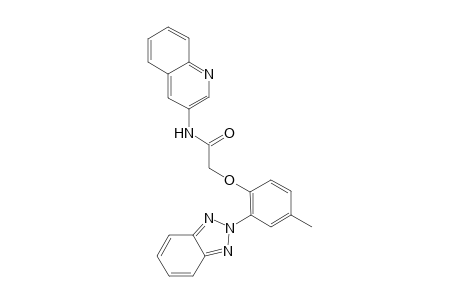 2-[2-(2H-1,2,3-benzotriazol-2-yl)-4-methylphenoxy]-N-(quinolin-3-yl)acetamide