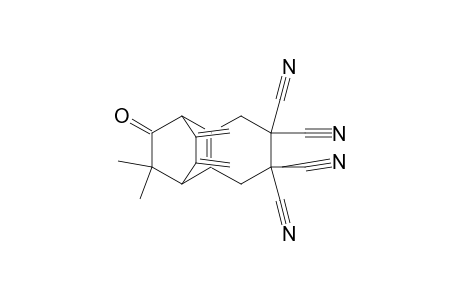 1,4-Ethanonaphthalene-6,6,7,7-tetracarbonitrile, 1,2,3,4,5,8-hexahydro-2,2-dimethyl-9,10-bis(methylene)-3-oxo-