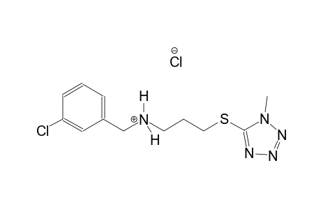 N-(3-chlorobenzyl)-3-[(1-methyl-1H-tetraazol-5-yl)sulfanyl]-1-propanaminium chloride