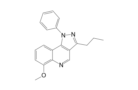 1-Phenyl-3-propyl-6-methoxypyrazolo[4,3-c]quinoline