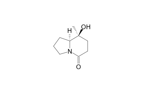8-Methyl-8-hydroxy-2,3,6,7,8,8a-hexahydro-1H-indolizidin-5-one