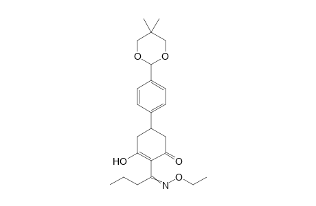 2-Cyclohexen-1-one, 5-[4-(5,5-dimethyl-1,3-dioxan-2-yl)phenyl]-2-[1-(ethoxyimino)butyl]-3-hydroxy-
