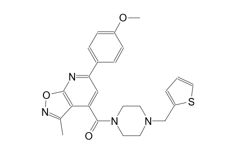 isoxazolo[5,4-b]pyridine, 6-(4-methoxyphenyl)-3-methyl-4-[[4-(2-thienylmethyl)-1-piperazinyl]carbonyl]-