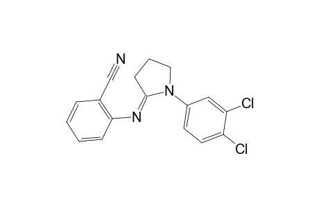 Benzonitrile, 2-[1-(3,4-dichlorophenyl)pyrrolidin-2-ylidenamino]-