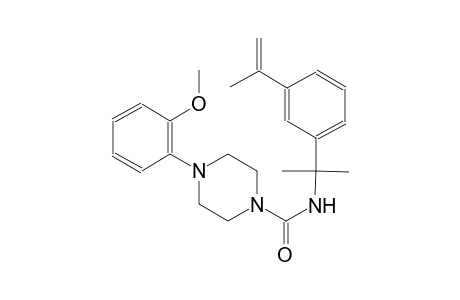 N-[1-(3-isopropenylphenyl)-1-methylethyl]-4-(2-methoxyphenyl)-1-piperazinecarboxamide